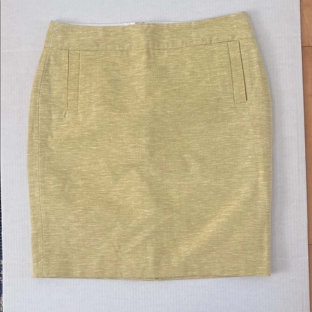 BANANA REPUBLIC butter yellow Women's Skirt SIZE 14